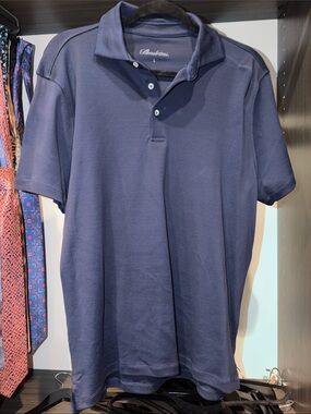 STENSTRÖMS Men's Navy Polo Shirt